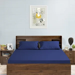 Hotel Collection Flat Sheet Set (Navy Blue)